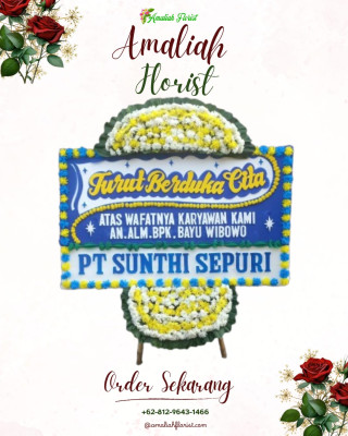 Papan Bunga Duka di Galang